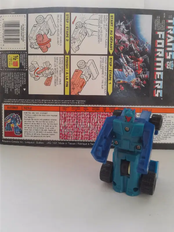 Transformers G1 Fizzle Sparkabot w/card VTG62866660733442122