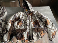 Yukon gear Camo reversible hunting jacket and overalls
