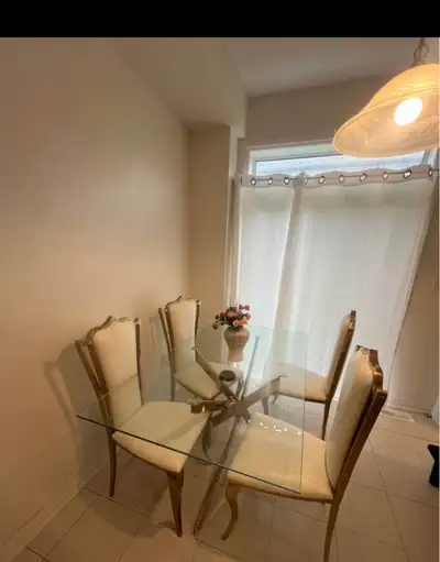 dining table with 4 chairs for sale, View more
