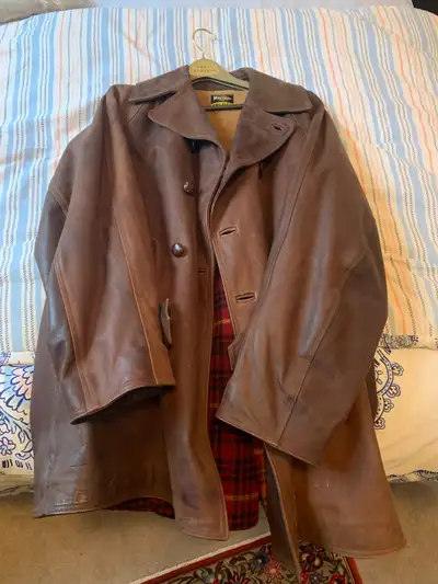 DOC MARTENS LEATHER COAT, View more