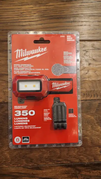Milwaukee 350 Lumens Headlamp Light 2103 (Brand New), View more