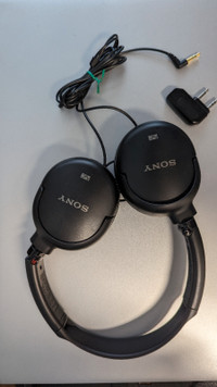Vintage SONY Noise-cancelling Wired Headphphnes Model MDR-NC8