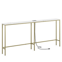 New SONGXIN 70.9” Console Table w/ Power Outlet