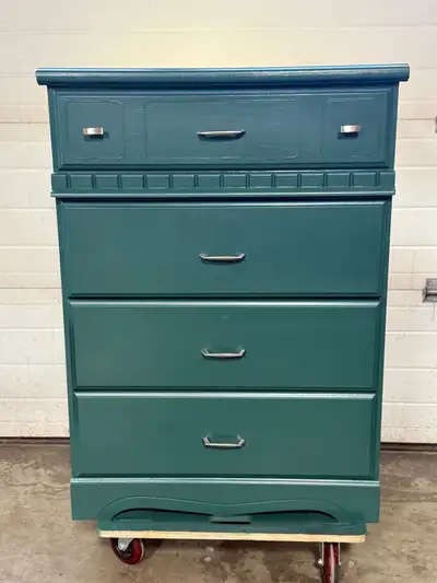Refinished and repainted dresser, View more