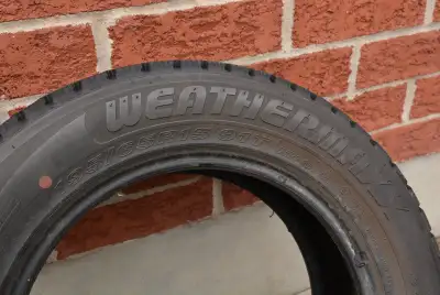 One winter tire in excellent condition. Perfect to replace a damaged tire or as a spare tire. Price...