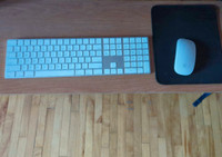 Barely used apple keyboard and mouse