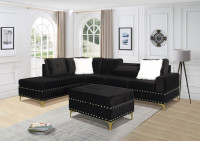 Brand New Sectional Velvet Sofa in Velvet available for sale