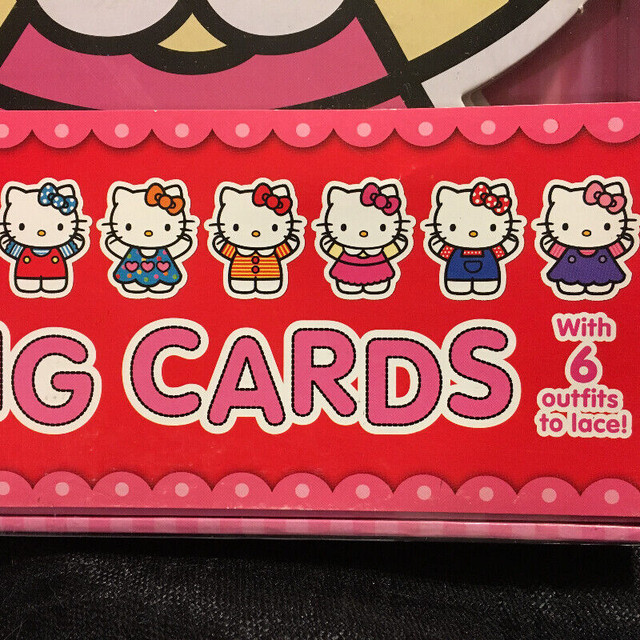 Hello Kitty Stitch & Sew 6 Lacing Cards -  New dans Jouets et jeux  à Région de Mississauga/Peel - Image 2