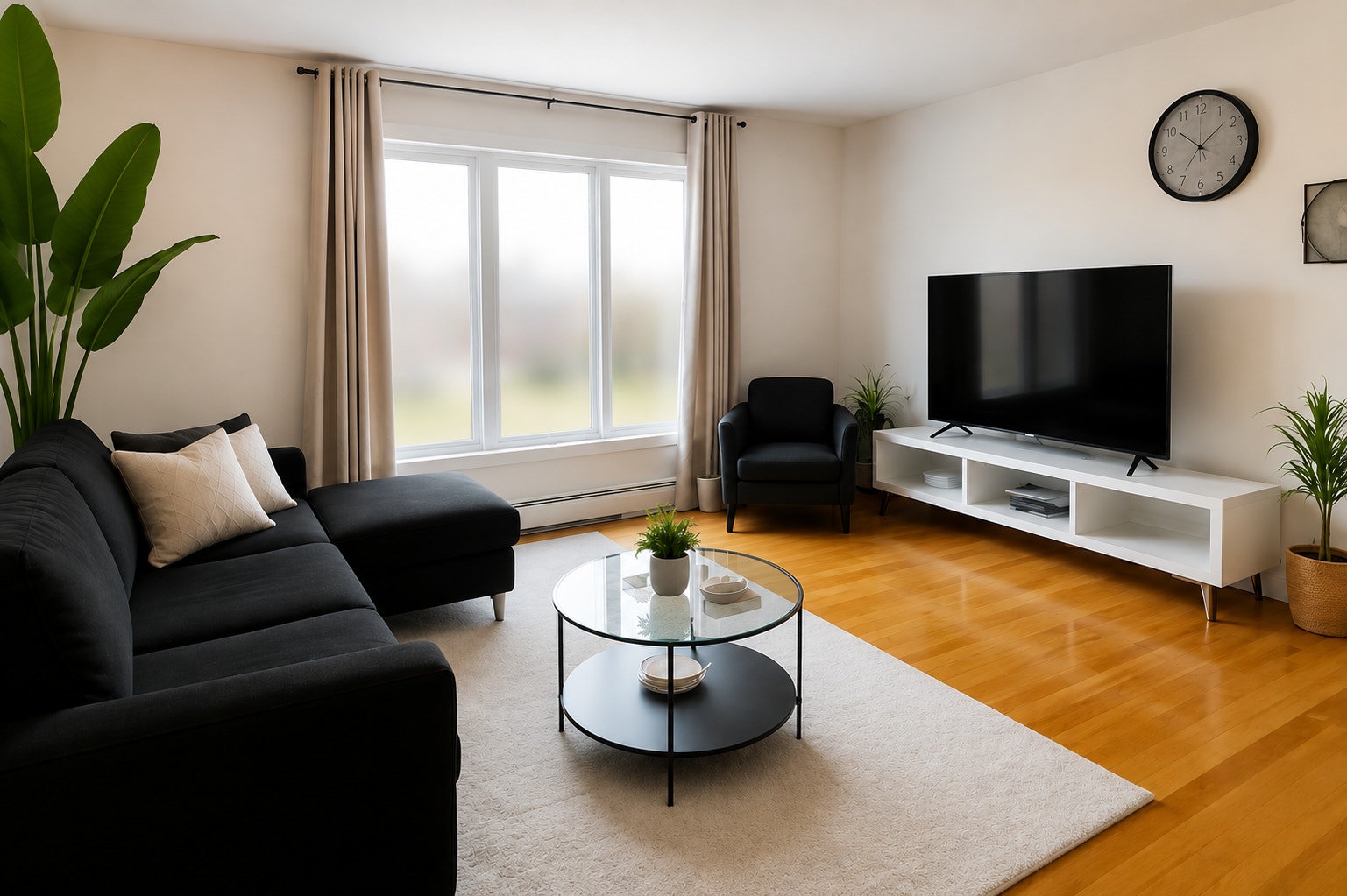 Grand 4 ½ – 2 chambres – Stationnement – Face au parc - 1445$ — photo 1