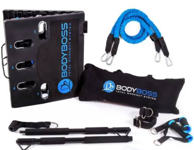 BodyBoss Home Gym 2.0 by 1loop - Full Portable Gym -BLUE in Exercise Equipment in Strathcona County - Image 2