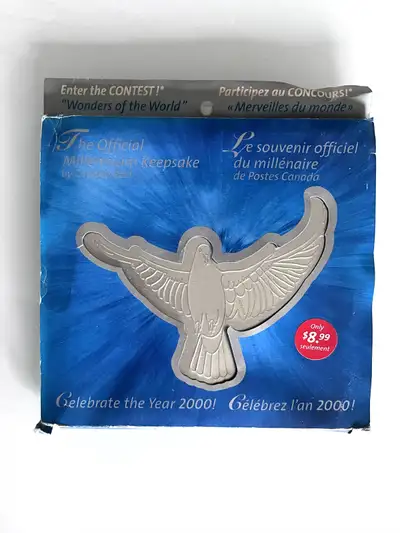 1999 2000 Canada Post Official Millenium Keepsake Stamps & Coin, View more