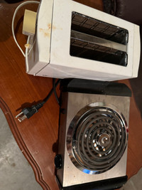  Electric burner and toaster