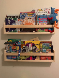 Nursery Bookshelf - Wall Storage - Montessori 