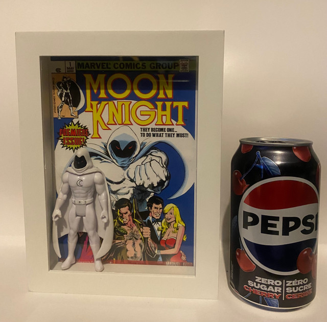 Moon Knight 5x7 Shadow Box Marvel Comics in Arts & Collectibles in Winnipeg - Image 2