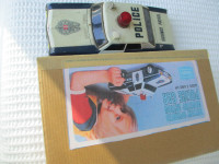 Sears Japan Tin Police 60's Highway Patrol 1/20 C Cell Batteries