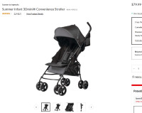Summer Stroller bought at Canadian Tire