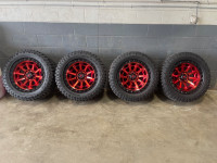 33x12.50R20 LT Jeep Gladiator or Wrangler Fuel Wheels