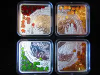 2019 THE ELEMENTS Wind Earth Fire Water Fine Silver Coin Set RCM