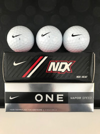 NEW - NIKE Golf Balls (9) - One, NDX Heat, One Vapour Speed,