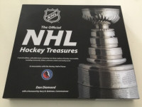 NHL Hockey Treasures Hard Cover book