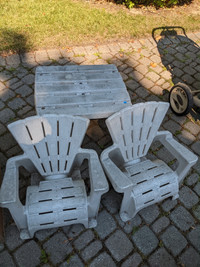 Kids backyard table set find new home