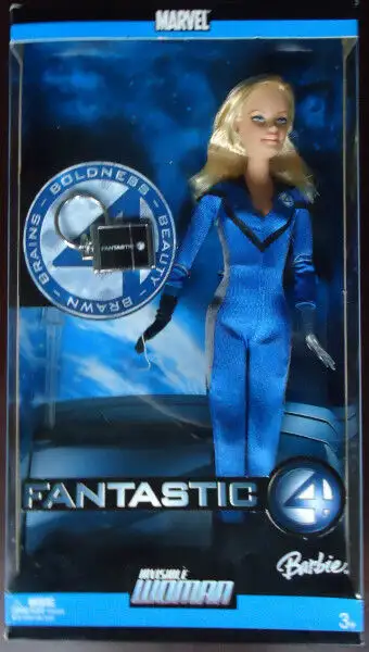 INVISIBLE WOMAN 11" Barbie Doll Marvel Fantastic 4 2005 MIB, View more