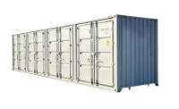 New 40ft High Cube Storage Container with 4 Side Doors