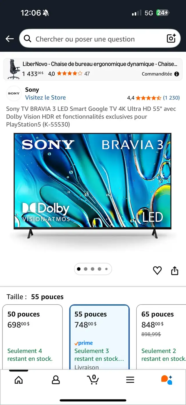 tv 55 pouces in TVs in Laval / North Shore - Image 3