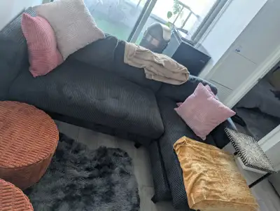 Selling corduroy couch, View more