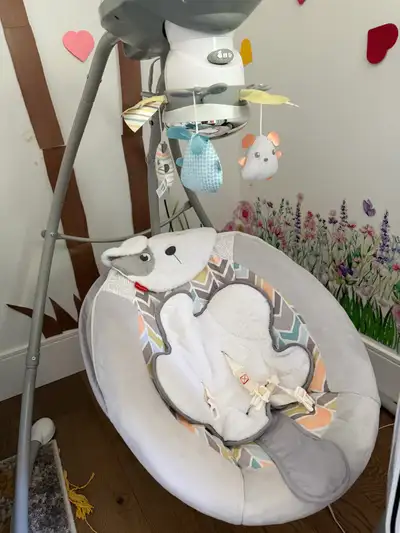 Infant swing** lightly used- like new**, View more