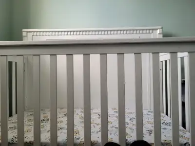 Brand new crib never used with Simmons mattress, View more