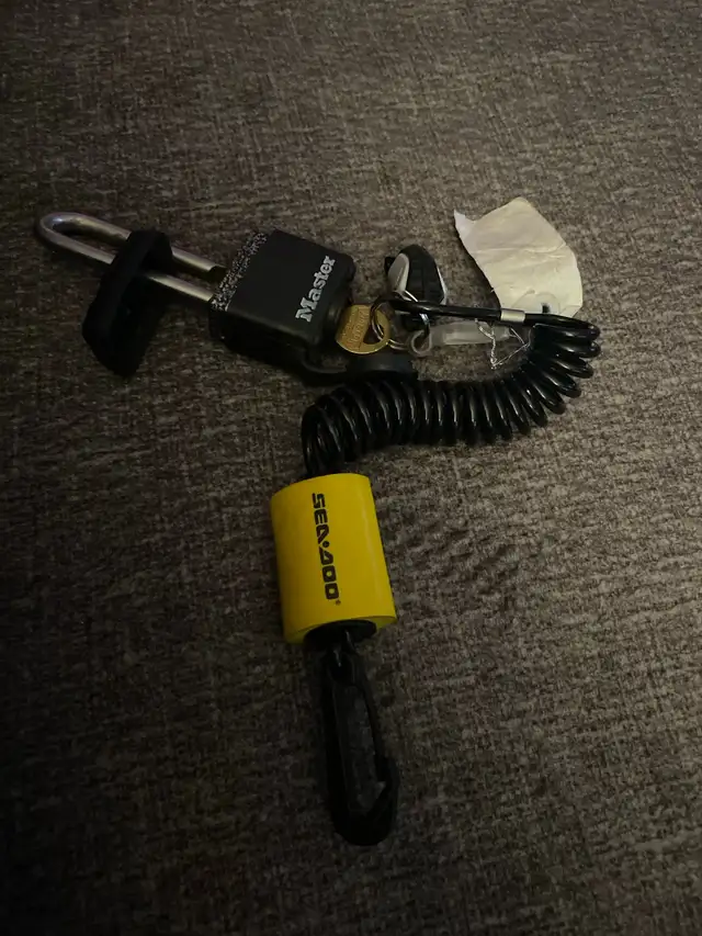 master lock and seadoo lanyard