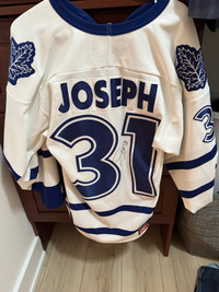 PRO-52 CURTIS JOSEPH TORONTO MAPLE LEAFS HOCKEY FIGHTS CANCER ADIDAS NHL JERSEY