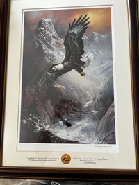 Ted Blaylock Eagle Painting 