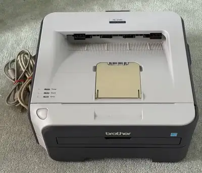 Brother HL-2140 Laser Printer + Free hp scanner, View more
