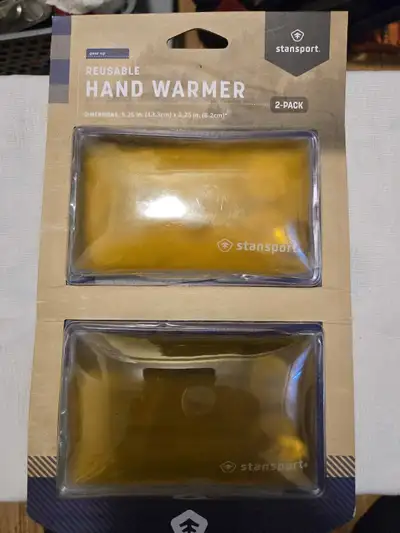 Stay warm during outdoor activities with this Stansport reusable hand warmer 2-pack. Simply snap the...