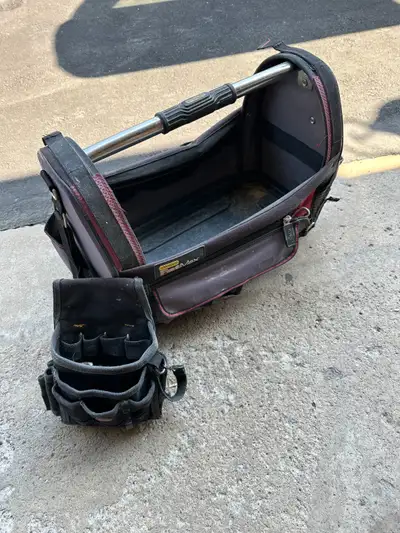 Stanley FatMax open tool tote and Kuny's Tool Pouch, View more