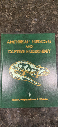 Amphibian medicine and captive husbandry