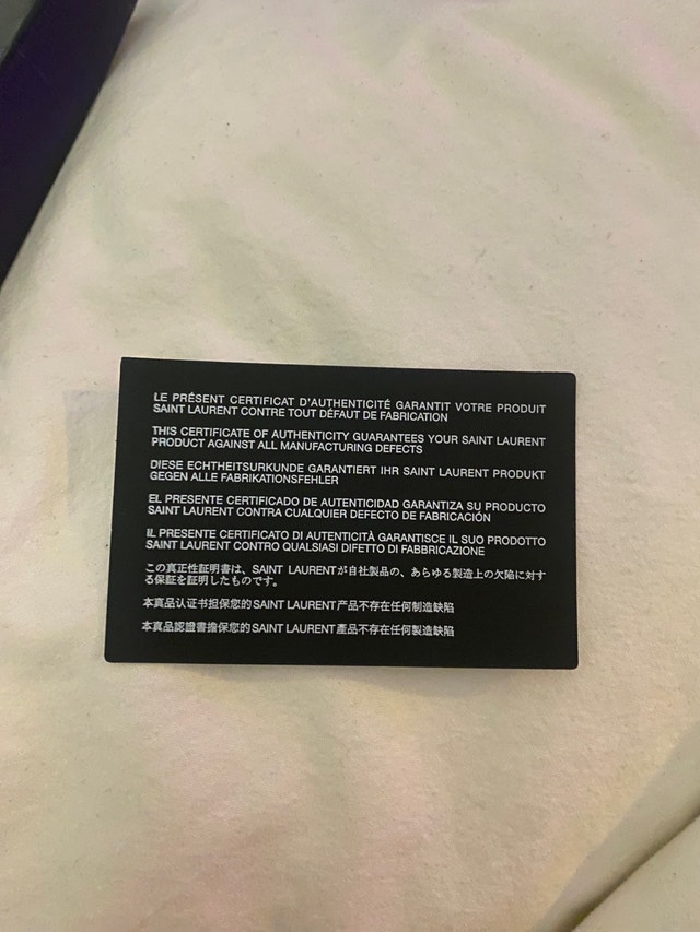 YSL Yves Saint Laurent Uptown Compact Wallet Women's Bags & Wallets