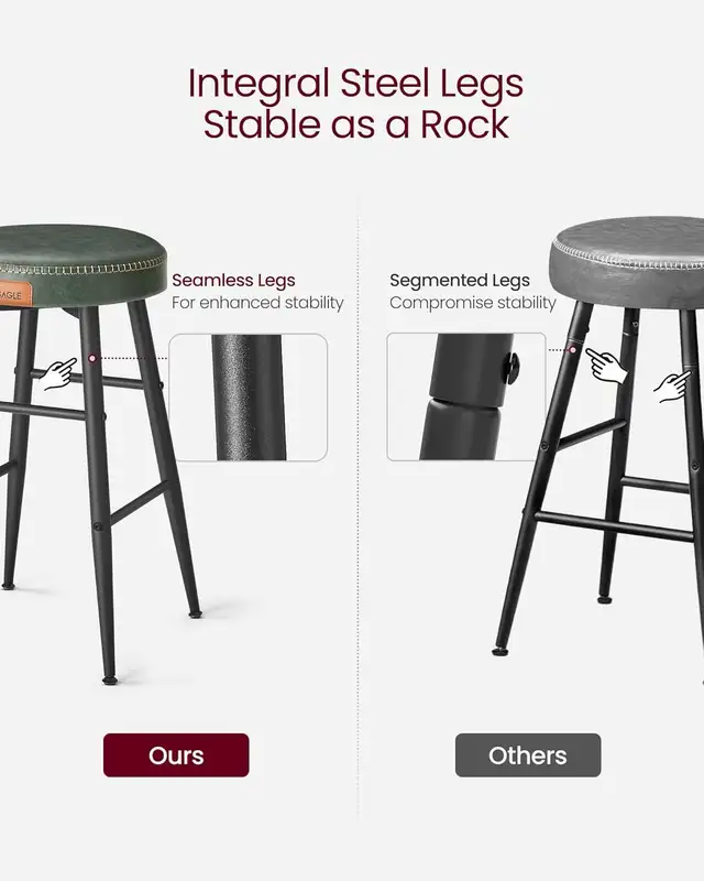 Counter Height Bar Stools, Kitchen Counter Stools, Mid-Century M in Chairs & Recliners in Markham / York Region - Image 9