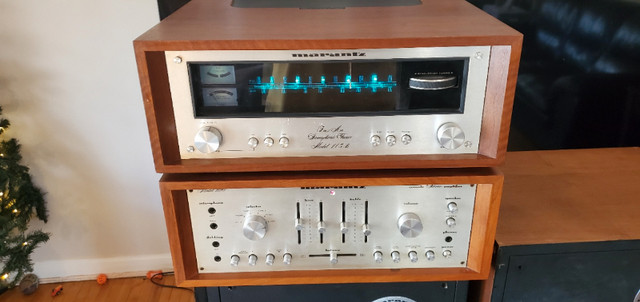 RARE FIND Marantz 1120/115B Both with Wood Cases in Stereo Systems & Home Theatre in London