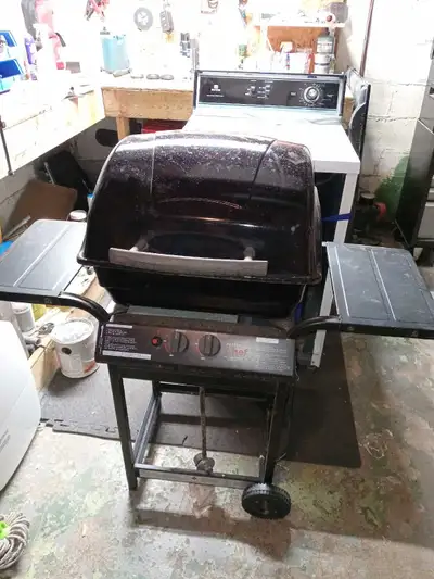 Tank may be included for an additional price Specifications: Two-burner system for even cooking. Sid...