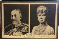 1935 poster of King George V and Queen Mary