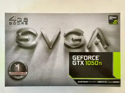 EVGA GTX 1050TI Graphics Card, View more