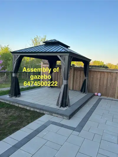 installation of gazebo, View more