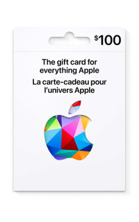 Apple gift card $100