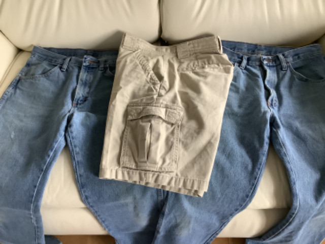 2 paires de jeans et 1 short grandeur 30 dans Hommes  à Saint-Hyacinthe - Image 2