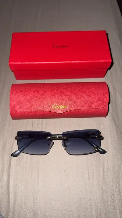 Cartier rimless glasses, View more