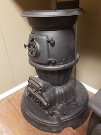 CP Rail Coal fired Caboose antique stove.