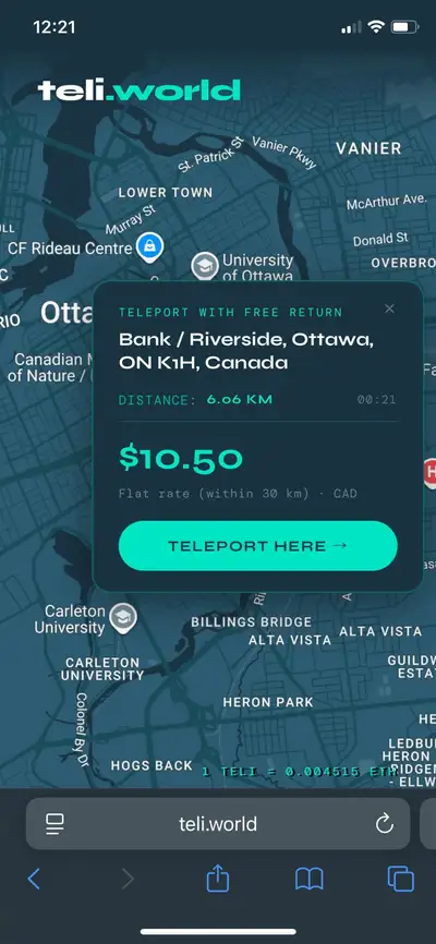 TELI.World - Teleport Anywhere - Go AI - Green NetZero Transport, View more